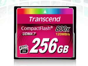   1.  Transcend TS256GCF800, 256, 800