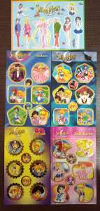   1. Collection of stickers Sailor Moon 2000 year