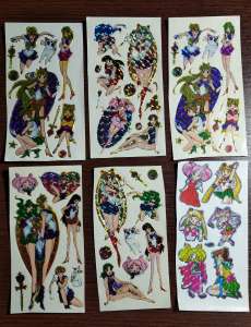   1. Collection of stickers Sailor Moon