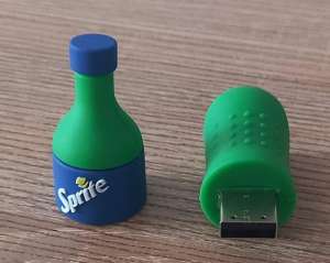   1.  USB  SPRITE, COCA COLA  PEPSI, 64 Gb