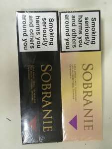   1.   SOBRANIE (gold, black) nano