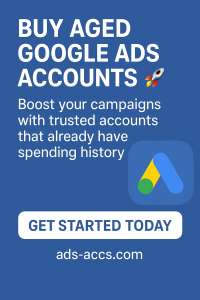 ����������� ���������� 1. Boost Your Advertising Power with Aged Google Ads Accounts!